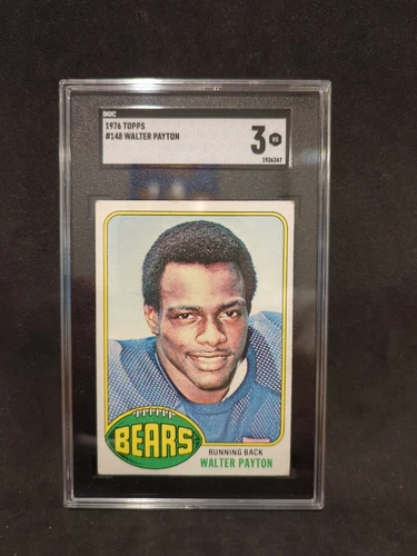 Walter Payton 1976 Topps SGC 3 Rc Rookie Bears