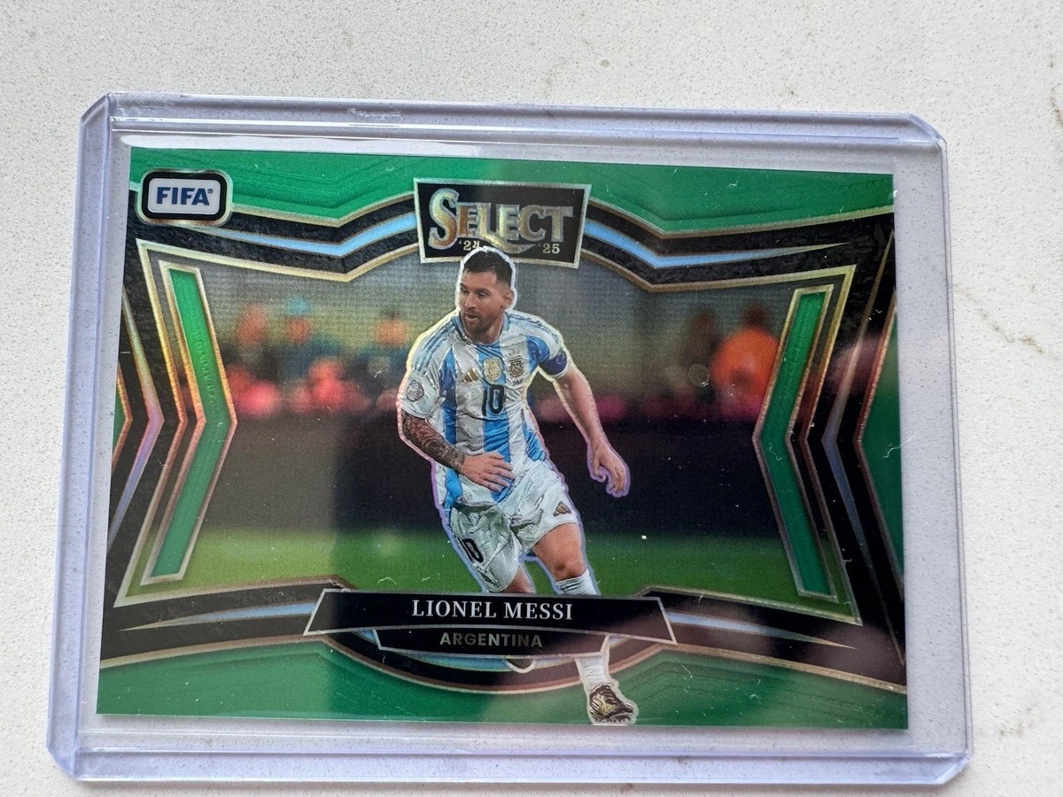/25 PSA10 LIONEL MESSI PANINI SELECT メッシ 2024-25 Panini Select FIFA Lionel Messi Field Level Green /5