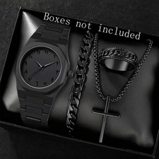 Set orologio nuovo con numeri arabi, orologio uomo, orologio regalo, semplice ed elegante