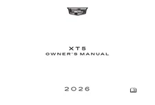 2026 Cadillac XT5 Owners Manual User Guide