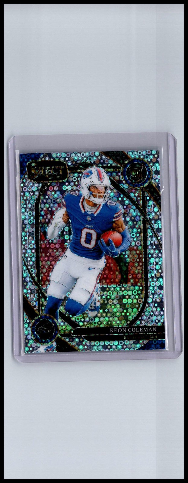 Keon Coleman 2024 Panini Select #280 Disco Prizm