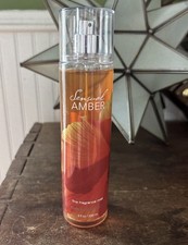 BATH  BODY WORKS SENSUAL AMBER FINE FRAGRANCE MIST 8 FL OZ/236mL NEW RARE HTF
