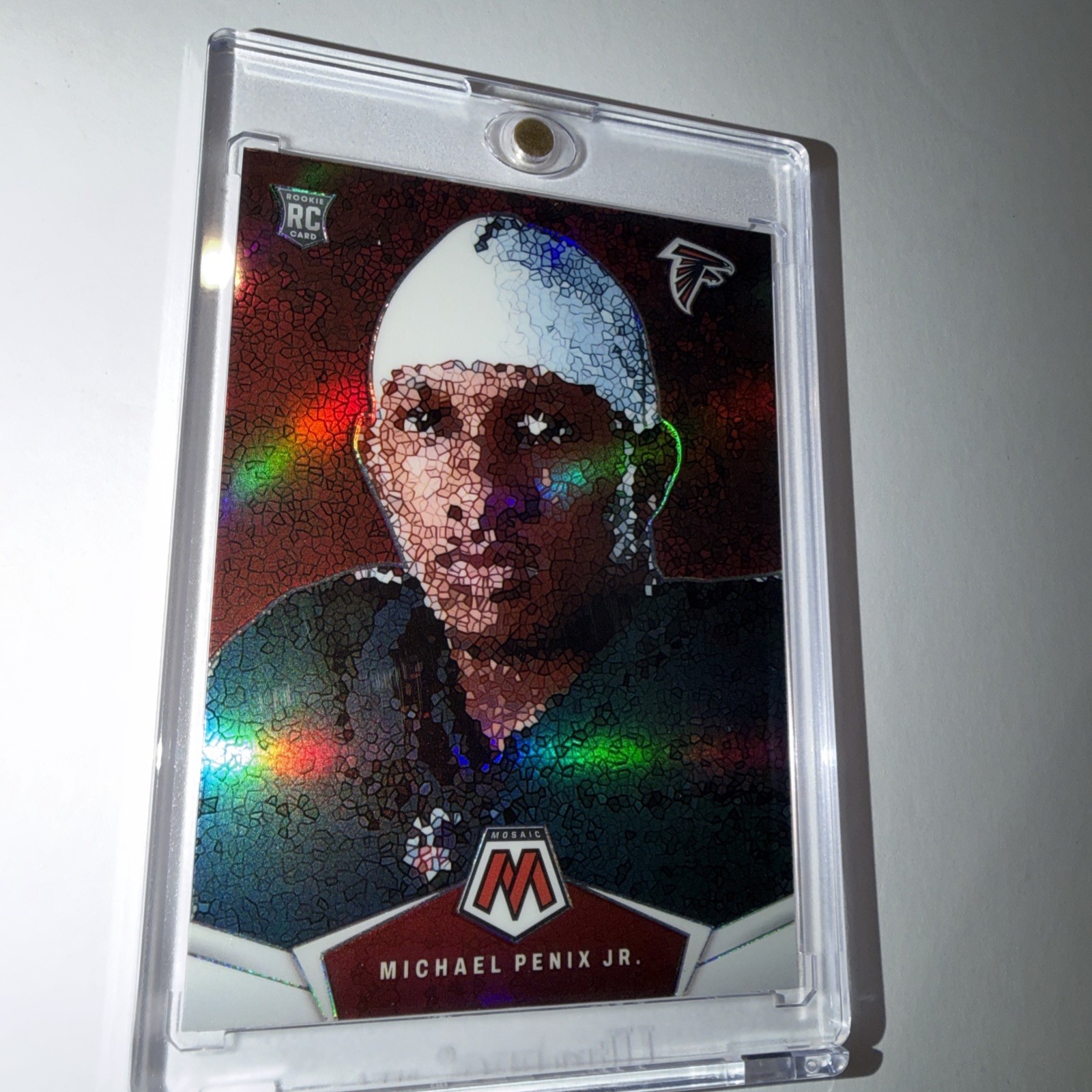 2024 Mosaic Michael Penix Jr #MMMPJ Micro Mosaic Case Hit Falcons