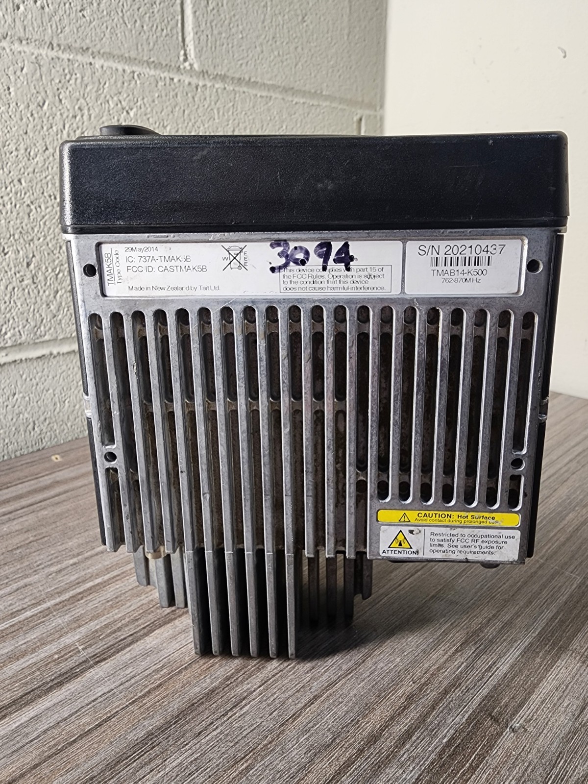 TAIT TM8105 TMAB14-K501 762-870MHZ CCDI MDC Mobile Data Radio