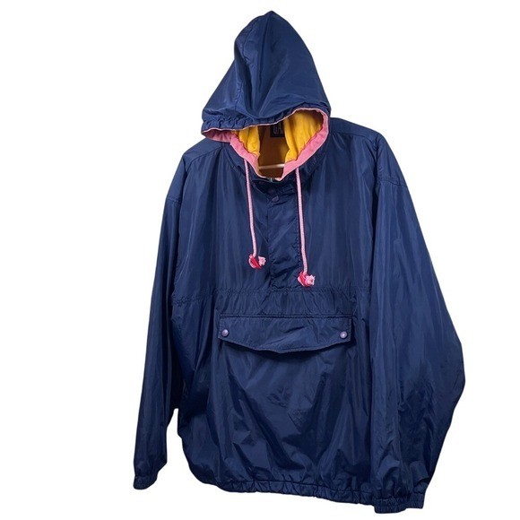 GAP Anorak Jacket Pullover Windbreaker Hoodie 90s… - image 1