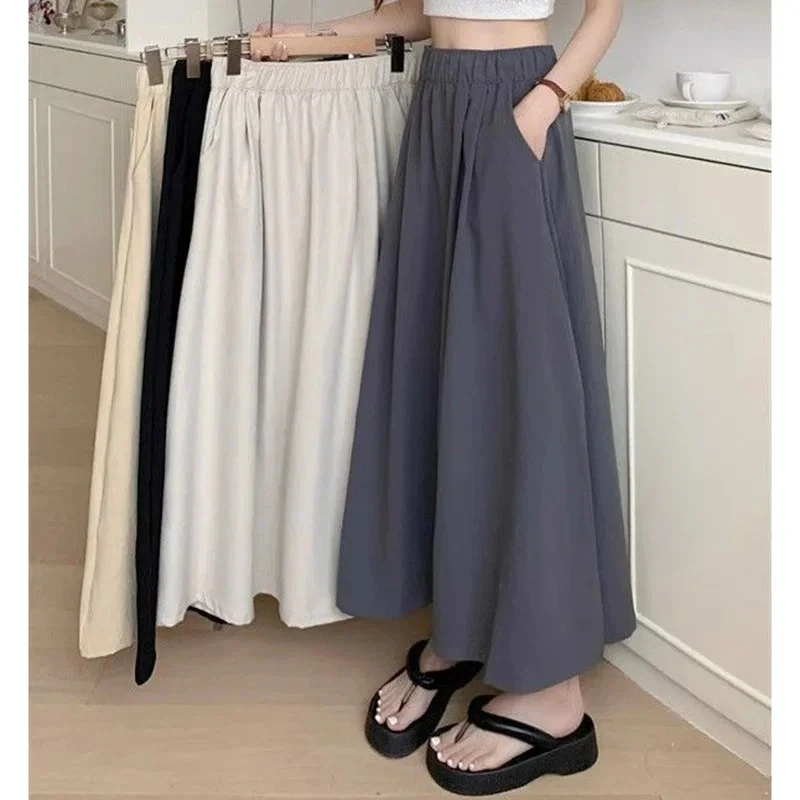 2024 Summer Women Fashion Colorful Long Skirts Girls Versatile Comfortable Elast
Opens in a new wind