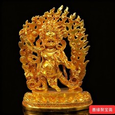 New Alloy Mahakala Statue Tibetan Style Figure Home Decor Collectible Ornament