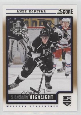 2012-13 Score Gold Rush Anze Kopitar #3 0d7y