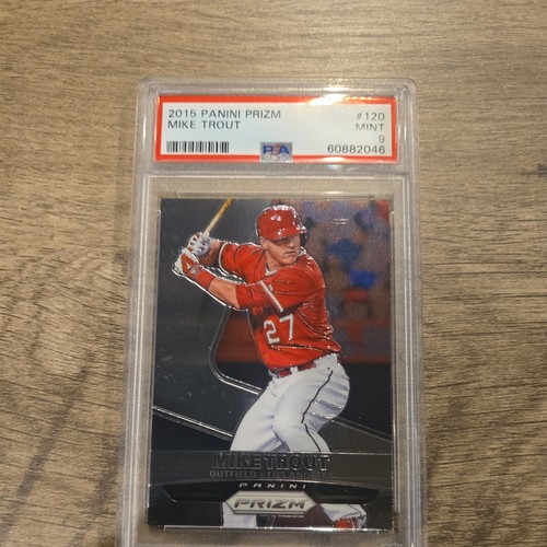 2015 Panini Prizm Mike Trout #120 - PSA 9 - Los Angeles Angels