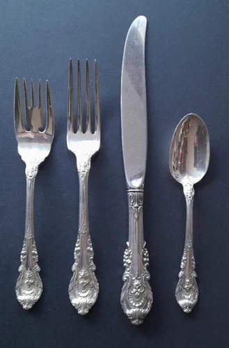 Sir Christopher by Wallace Sterling Silver Regular Size Place Setting(s) 4pc