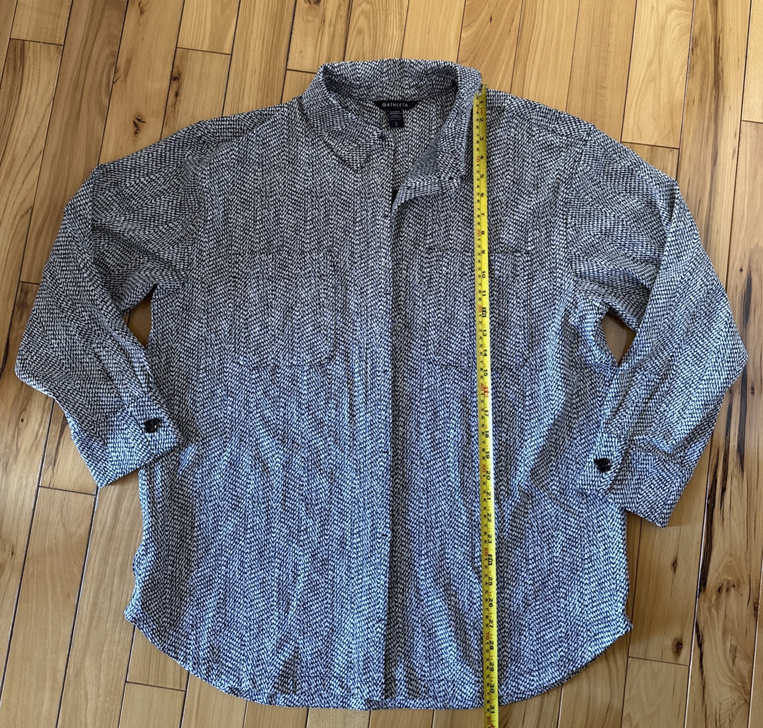 ATHLETA Braiden Textured Jacket Button Up Women’s… - image 16