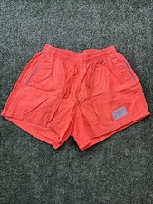 Vintage Spot Sport European Beach Volleyball Shorts Orange 80s Size Large