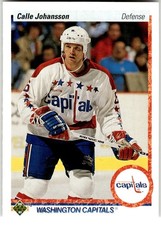 1990-91 Upper Deck #149 Calle Johansson Washington Capitals NHL Hockey