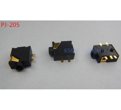 20Pcs 2.5mm Female Audio Connector 5 Pin SMT SMD Stereo Headphone Jack PJ-205  *