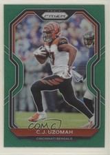 2020 Panini Prizm Green Prizm CJ Uzomah #50 09d1