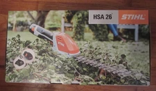 NIB STIHL HSA 26 Cordless Garden Shears Hedge Trimmer Carry Case Battery Charger