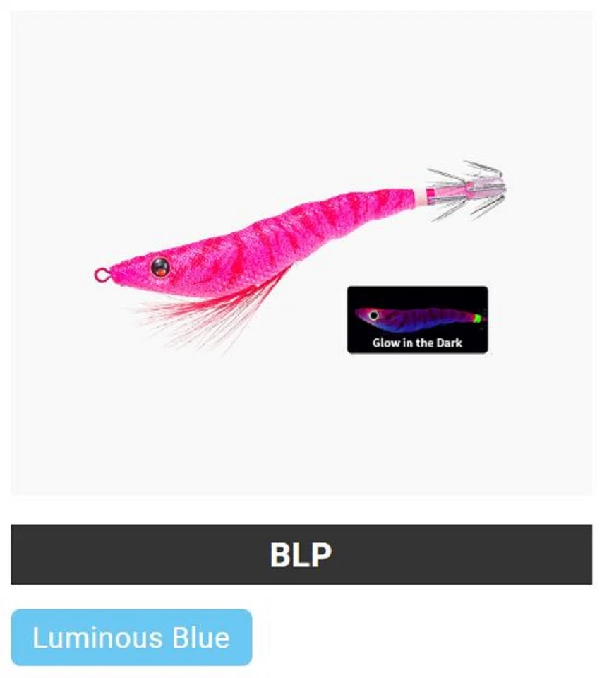 Yo Zuri EZ Slim Cloth 80mm Squid Jig A1626-BLP (0986) - Bild 3 von 4