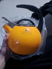 New Chantal 40th Anniversary Enamel On Steel Whistling Teakettle Aqua 2 Qt  