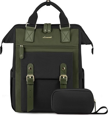 LOVEVOOK Rucksack Damen, Groß Laptop Schulrucksack 15,6 Zoll Backpack | Mädchen