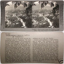 Keystone Stereoview Caracas, Capitol of Venezuela From K600 Card Set #147 DN150