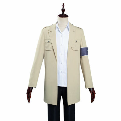 Costume Cosplay Eren Yeager Stagione Finale - Giacca Trincea Con Cappuccio E Parrucca Per Uomo, Taglie S-3XL