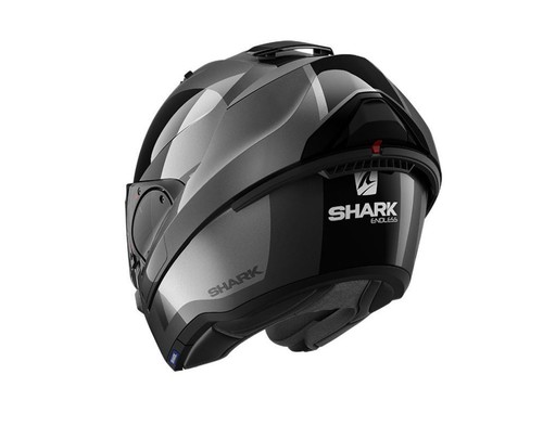 SHARK EVO ES Endless ANTHRACITE/BLACK MODULAR HELMET RRP $599 - Picture 6 of 7
