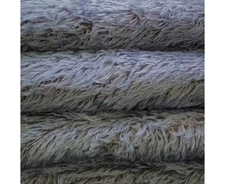 1/4 yd 325H Ice Blue Dark Back INTERCAL 5/8" Semi-Sparse Heirloom Finish Mohair