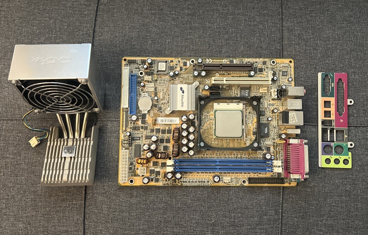 Motherboard Amd 3200e Shuttle Sn85g4 Motherboard With AMD Athlon