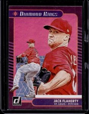 Jack Flaherty 2021 Donruss Baseball - Holo Pink #22 - St. Louis Cardinals