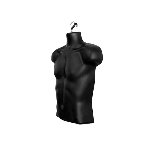 5 Pack Male Mannequin Torso, Dress Form Tshirt Display Countertop Hollow Back... - Picture 3 of 4