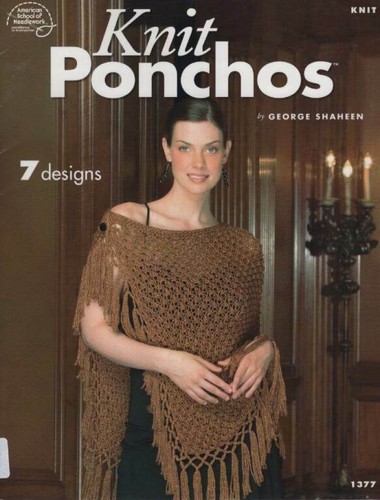 KNIT PONCHOS 7 BEAUTIFUL DESIGNS MUST SEE!!!