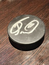 Dave Bolland Signed Autographed NHL Hockey Puck Blackhawks Panthers Lot #2