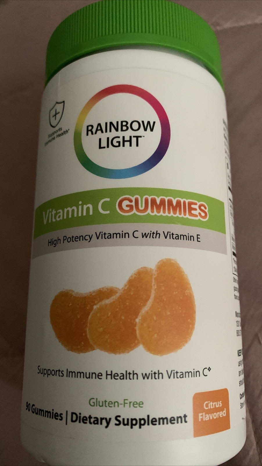 Rainbow Light Gummy Vitamin C Slices, Tangy Tangerine Flavor for sale