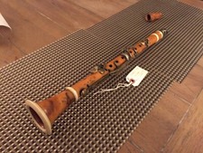 Vintage Martin Antique Early 1840  s Clarinette Curly Maple Wind Instument