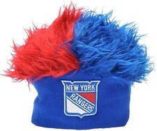 NHL New York Rangers Flair Hair Beanie, One Size Blue/Red
