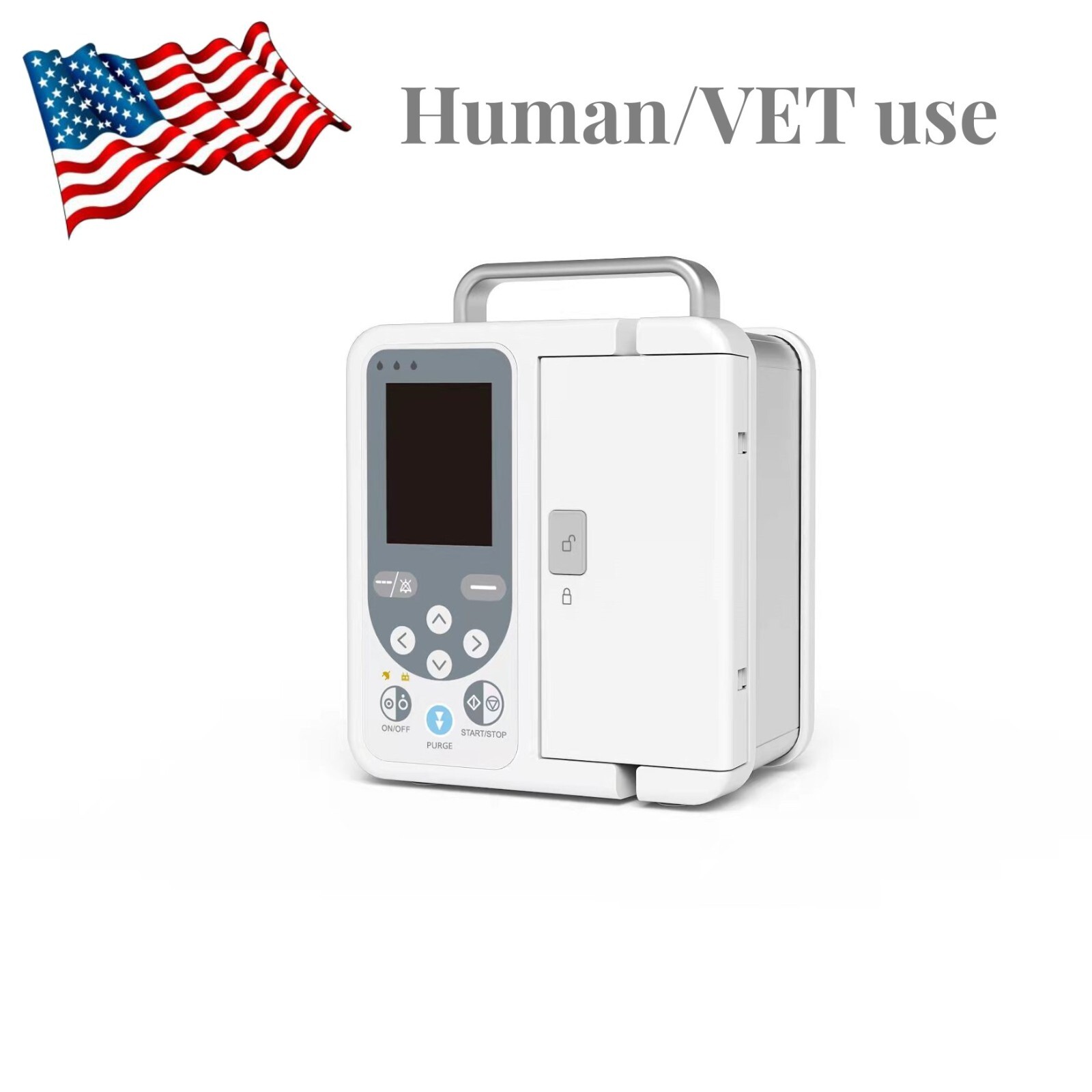 SP750 Portable Volumetric Infusion Pump IV Fluid Flow Control KVO Rate