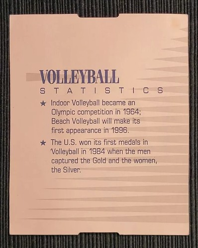 1996 Atlanta USA Commemorative Olympic Sport Medallion Volleyball New - Picture 2 of 2