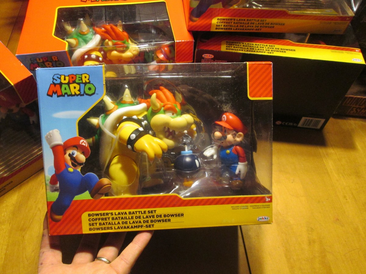 Super Mario BOWSER'S LAVA BATTLE SET JAKKS PACIFIC NINTENDO