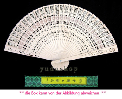 50 Fächer / Handfächer Creme Für Hochzeit Oder Sommerparty (Neu Und Originalverpackt) In - Foto 11