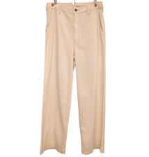 Pilcro Anthropologie Womens Size 30T Cream The Pier Straight Trouser Jeans Pants