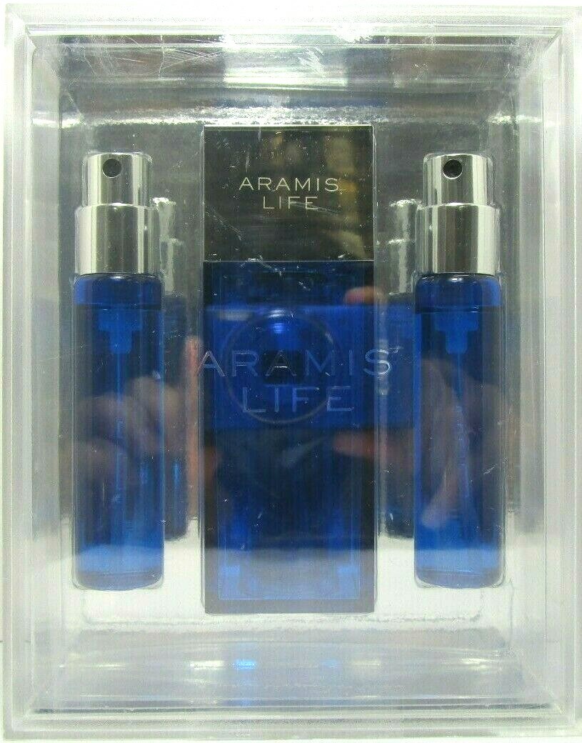ARAMIS LIFE 3 PCS GIFT SET FOR MEN EDT SPRAY 0.5 Oz x 3 EACH WITH