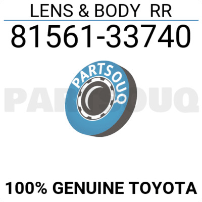 8156133740 Genuine Toyota LENS & BODY RR 81561-33740 | eBay