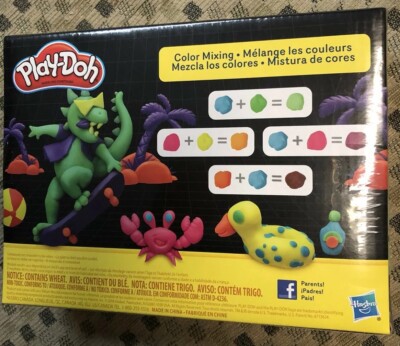 8 Pack Of Neon Play-Doh Non-Toxic Modeling Compound with 8 Colors