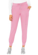 Med Couture Scrubs Women's Jogger Petite Pants MC2711P TFPK Taffy Pink Free Ship