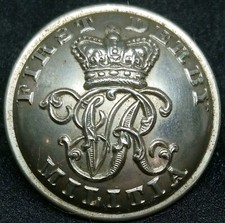 First Derby Militia 25mm Button By Firmin 