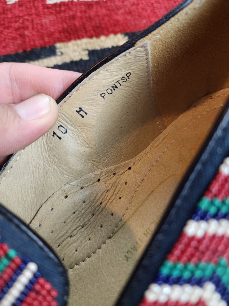 Donald J Pliner Signature Pontsp Glass Beaded Loafers Made  display picture 3