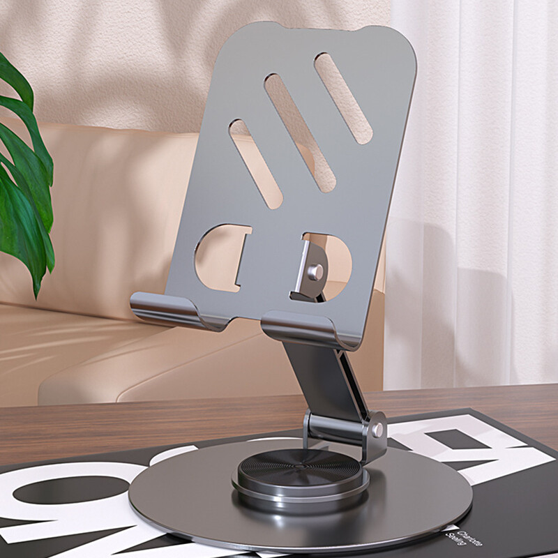 Adjustable Folding Tablet Holder for iPad Phone Desktop Stand Mount-image