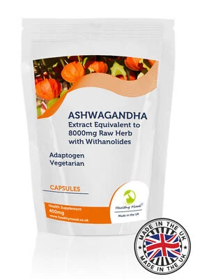 HEALTHY MOOD Ashwagandha Concentrated Extract 400mg Veg Capsules Pack of 30