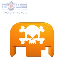Rowe Tactical Rear Slide Cover Plate for Glock Gen 1-4 - Skull & Crossbones
