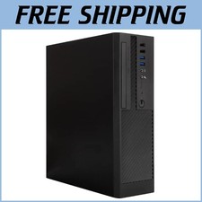 Efficient Micro-ATX Desktop Case - 80mm Fan Coolant, Pre-Installed Power Supply